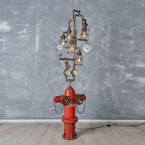 Alte Hidrant-Lampe