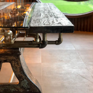 Unique handmade Steam Punk dinning table